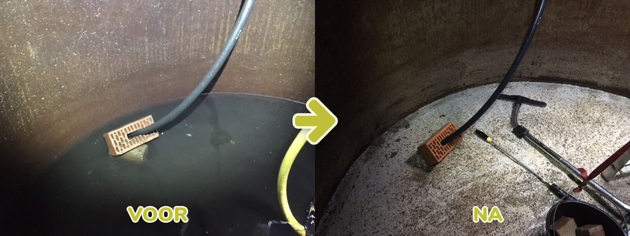 Voor-na regenput Voor-na regenput